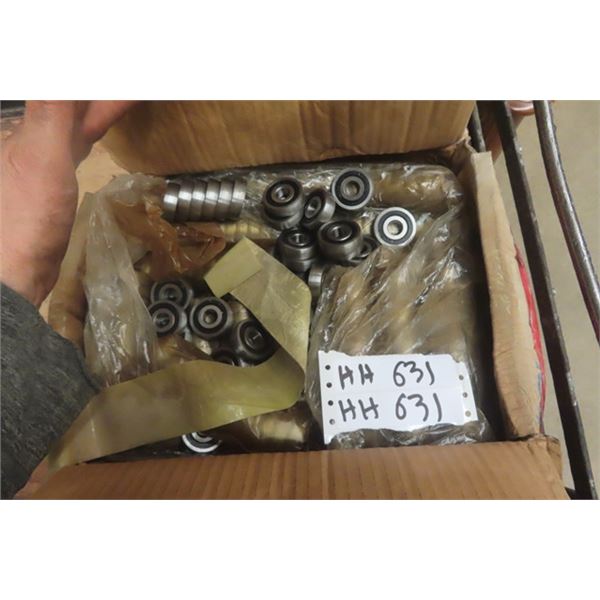 Box Full of New Old Stock Bearings 1.5" Wide