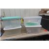 Image 1 : 4 Storage Tubs All with Lids