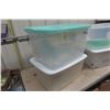 Image 2 : 4 Storage Tubs All with Lids