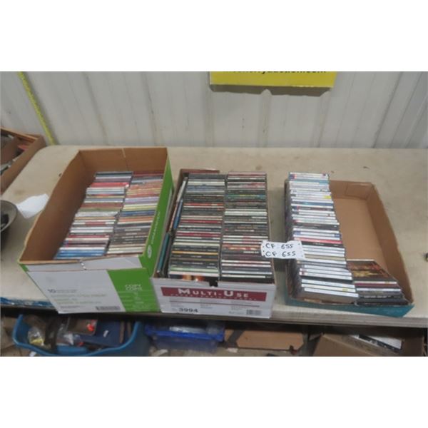 Approximately 200 Music CDs
