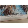 Image 3 : Framed Print Limited Edition Winter Forage by Wayne Willis- Signed 28"×34"