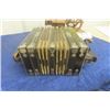 Image 4 : Vintage Squeeze Box ( Accordion) Edward VII + Carved Ox with Cart