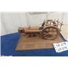 Image 6 : Vintage Squeeze Box ( Accordion) Edward VII + Carved Ox with Cart