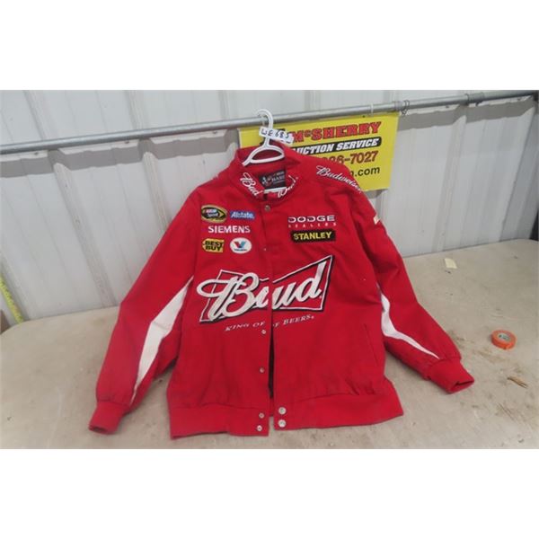 Nascar/ Budweiser Jacket Sz XL