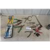 Image 1 : Riviter, Leather Punch, Tin Snips, Vice Grips, Snap Ring Pliers, Hack Saw
