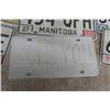 Image 3 : Manitoba License Plates including Veterans + Sample
