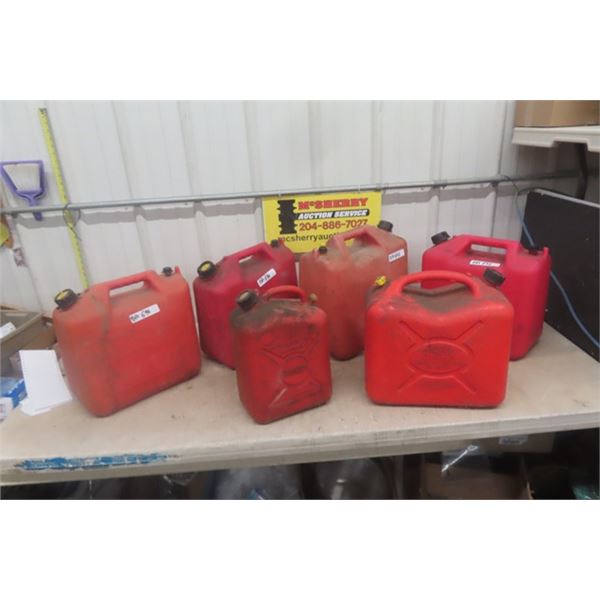 6 Gas Cans