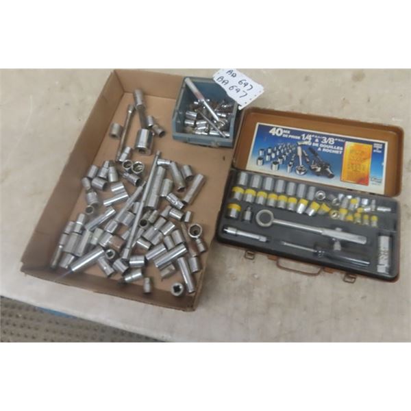 Socket Ratchets : 1/2", 3/8", 1/4"