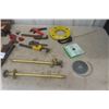 Image 6 : Plumbing,  Pipe Wrenches, Taps, Fish Line, Pipe Cutter  Soldering Gun plus more