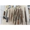 Image 4 : 8 C-Clamps, Files, Wire Brush,  Rasps