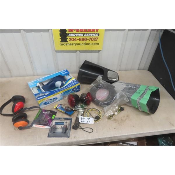 Automotive: Headlight Bulbs, Exterior Mirror, Car Wash System, Taillights plus more