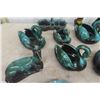 Image 7 : 14 pieces of Blue Mountain Pottery ; Swan Dishes, Small Jugs, Deer, 2 Leaf Ashtrays