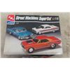 Image 2 : AMT Street Machines - Super Set 1:25 Scale : '67 Impala, '67 Chevelle, ' 66 Nova 