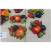 Image 4 : 9 Pieces of Assorted Chalkware Fruit
