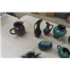 Image 3 : 12 + 1 Pieces of Blue Mountain Pottery ; Vases, Jugs, Ashtrays, Creamers, Plus more 