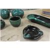 Image 5 : 12 + 1 Pieces of Blue Mountain Pottery ; Vases, Jugs, Ashtrays, Creamers, Plus more 