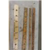 Image 2 : 14 Assorted Wooden Yard Sticks ; Ford, Shell, Sherwin Williams, Toledo Steel, Wesley Auto plus more 
