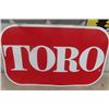 Image 2 : Aluminum Toro Sign 18" x 30" , BF Goodrich Cardboard Tire Insert Sign 16" x 18.5" 