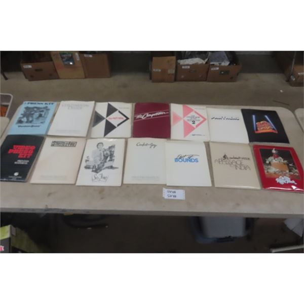 14 Various Movie Press Kits ; B+1w Photos, Cast, Overview, Plot, Production Notes , and more ; 