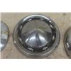 Image 4 : 4 Assorted Chevrolet Hub Caps - Chrome ; 2 For Corvair + 2 Others