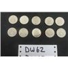 Image 1 : 10 Canadian 50 Cent Coins - See Last Picture for Details