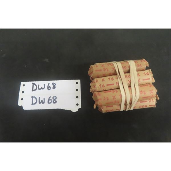 10 Rolls of Canadian Pennies - $5 Worth