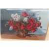 Image 6 : Framed Needle Point of Flowers + Vase