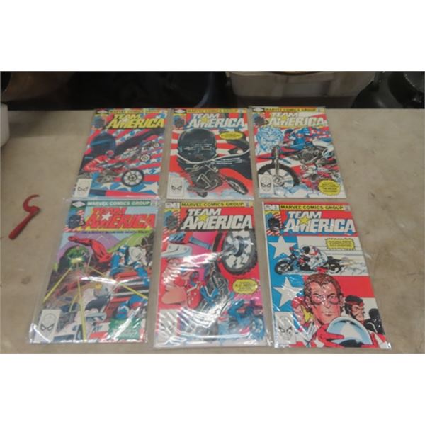 Team America Comics #1-6 Marvel Comics