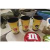 Image 2 : Assorted M+M Collectibles; Cups, Covered M+M Shaped Bowls, Sax Player, Snorkeler 