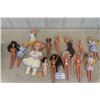 Image 1 : Box of Assorted Naked Barbies - 12 Total , Plus a couple Other Dolls