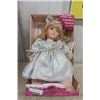 Image 2 : 2 Collector Dolls ; Keepsake Memories 17" Doll in Box + Animated Musical Doll 12" 
