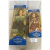 Image 1 : 2 Genuine Porcelain Collector Dolls - 16" + 22"  in Boxes 