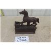 Image 1 : Cast Iron Trick Pony Bank 1885 - 7" Long 