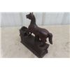 Image 3 : Cast Iron Trick Pony Bank 1885 - 7" Long 