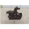 Image 4 : Cast Iron Trick Pony Bank 1885 - 7" Long 