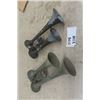 Image 1 : 2 Military Air Horns ; 9" + 11.5" Long 