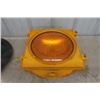 Image 4 : Railway Warning Light 20" Wide , Yellow Plastic Road Hazard Light