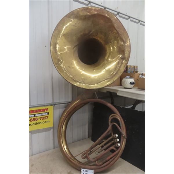 Large Brass Sousaphone - Start your Own Marching Band - Great Look 