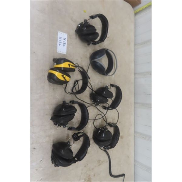 7 Pairs of Headphones ; (5) Altai HUS-22 & 2 Others