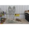 Image 1 : 2 Pairs of Metal Snowshoes + Assorted Straps