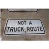Image 3 : 4 Assorted Street Signs - Largest - 24" x 24" 