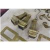 Image 4 : Assorted Brass Items ; Hooks, Post Ends, Surrounds ??