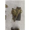 Image 5 : Assorted Brass / Copper Door Hardware, Plates, Knocker Base, Pad Lock