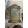 Image 2 : 2 Brass Light Fixtures, Lamp Parts, Letters plus more 