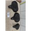 Image 1 : 3 Bike Seats ; 2 For Husky Beginners, 1 Regular Size for Expert Rider