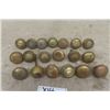 Image 1 : 19 Vintage Brass Door Knobs