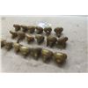 Image 6 : 19 Vintage Brass Door Knobs