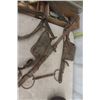 Image 6 : Cast Iron Ladle, Wooden Tool Box, Level, Plane, Machete, Horse Bridle
