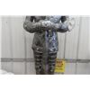 Image 3 : 5' Tall Metal Knight Decor