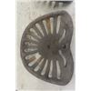 Image 2 : 2 Antique Cast Iron Tractor Seats